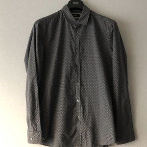 Boss Hugo Boss Blue Regular Fit Shirt Size L